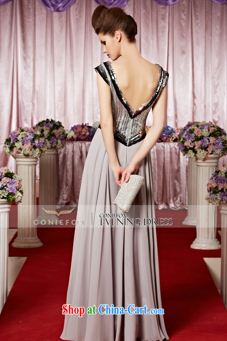 Creative Fox Evening Dress new stylish, dress classy and dress sense of deep V reception party dress evening dress dress 30,288 picture color M pictures, price, brand platters! Elections are good character, the national distribution, so why buy now enjoy more preferential! Health