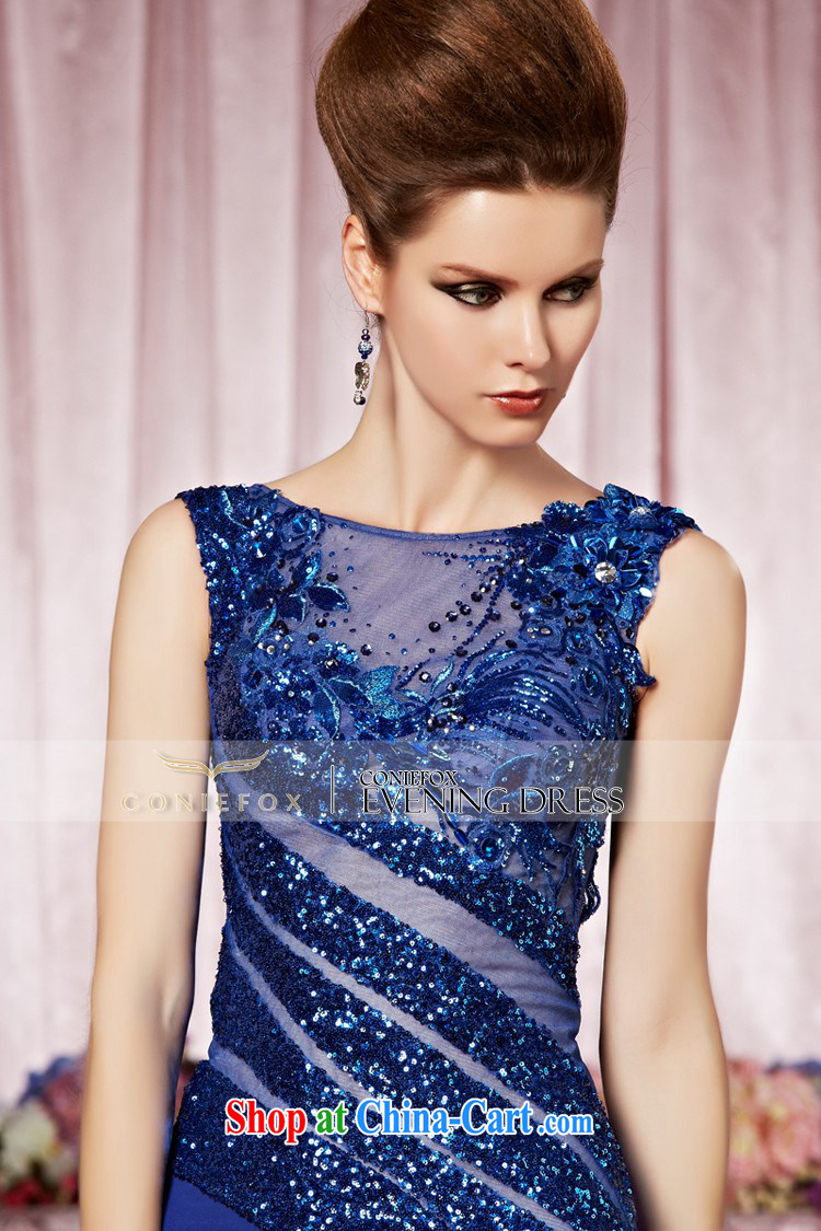 Creative Fox Evening Dress Blue Chip banquet dress new bridesmaid dresses wedding dresses bridal toast girl evening dress dress presided over 30,331 dresses picture color - L pictures, price, brand platters! Elections are good character, the national distribution, so why buy now enjoy more preferential! Health