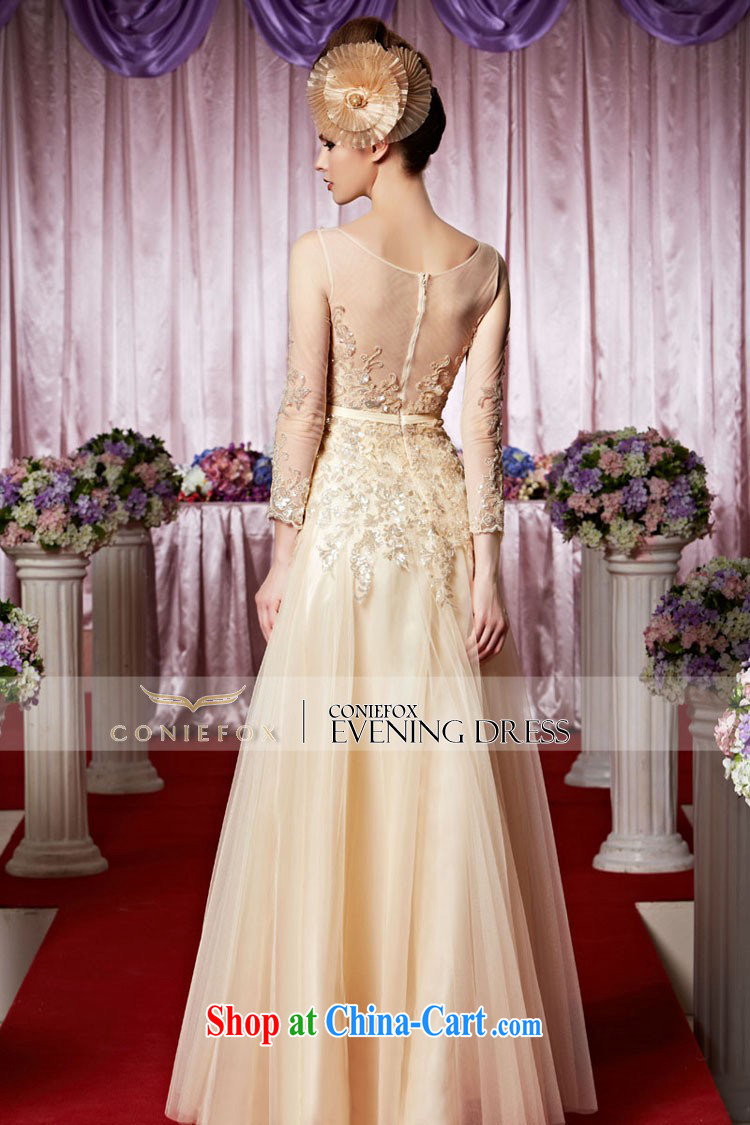 Creative Fox Evening Dress elegant long banquet dress long sleeved Evening Dress toast stage the dress bridal wedding dress welcome serving 30,339 picture color XXL pictures, price, brand platters! Elections are good character, the national distribution, so why buy now enjoy more preferential! Health
