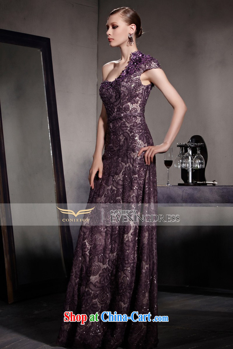 Creative Fox dress dream purple single shoulder dress elegant fall wedding dresses bridesmaid dress luxury, the dress uniform performance 81,909 picture color XXL pictures, price, brand platters! Elections are good character, the national distribution, so why buy now enjoy more preferential! Health