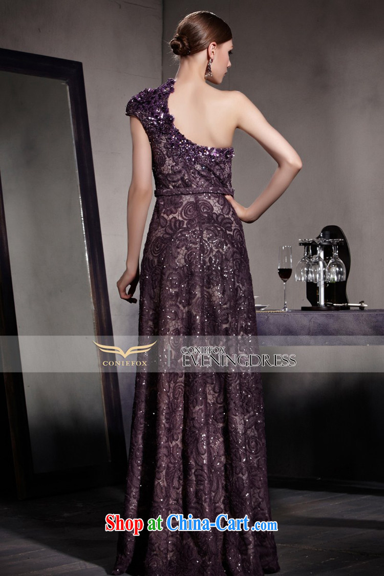 Creative Fox dress dream purple single shoulder dress elegant fall wedding dresses bridesmaid dress luxury, the dress uniform performance 81,909 picture color XXL pictures, price, brand platters! Elections are good character, the national distribution, so why buy now enjoy more preferential! Health
