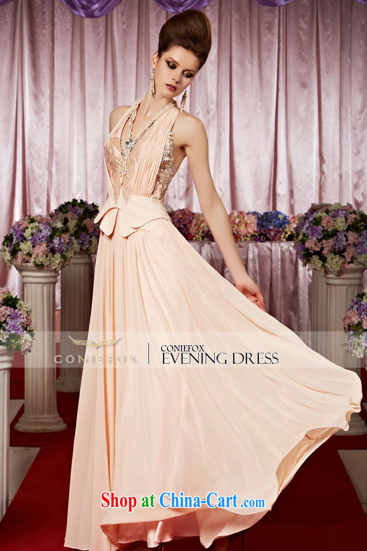 Creative Fox Evening Dress new banquet dress Deep V mount also sexy wedding dresses exhibition dress pink bridal wedding dress welcome serving 30,369 picture color XXL pictures, price, brand platters! Elections are good character, the national distribution, so why buy now enjoy more preferential! Health