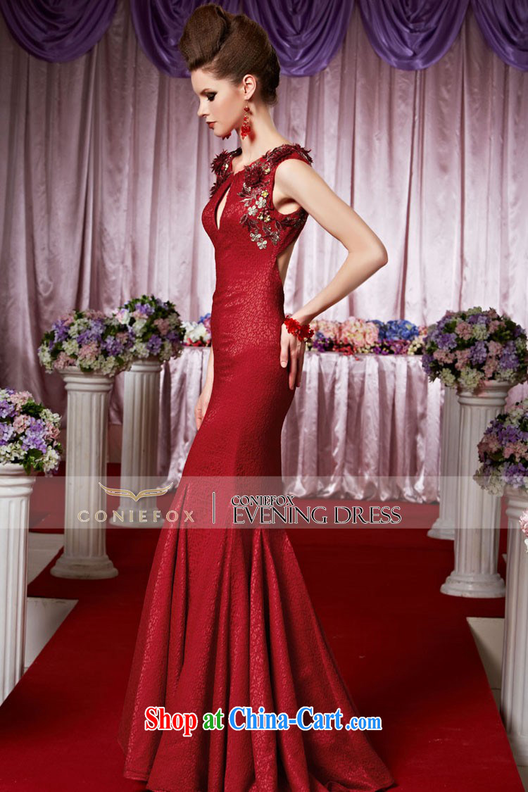 Creative Fox Evening Dress red-waist crowsfoot bridal dresses wedding dresses bows beauty evening dress long skirt long fall dress hospitality service 30,388 pictures color XXL pictures, price, brand platters! Elections are good character, the national distribution, so why buy now enjoy more preferential! Health