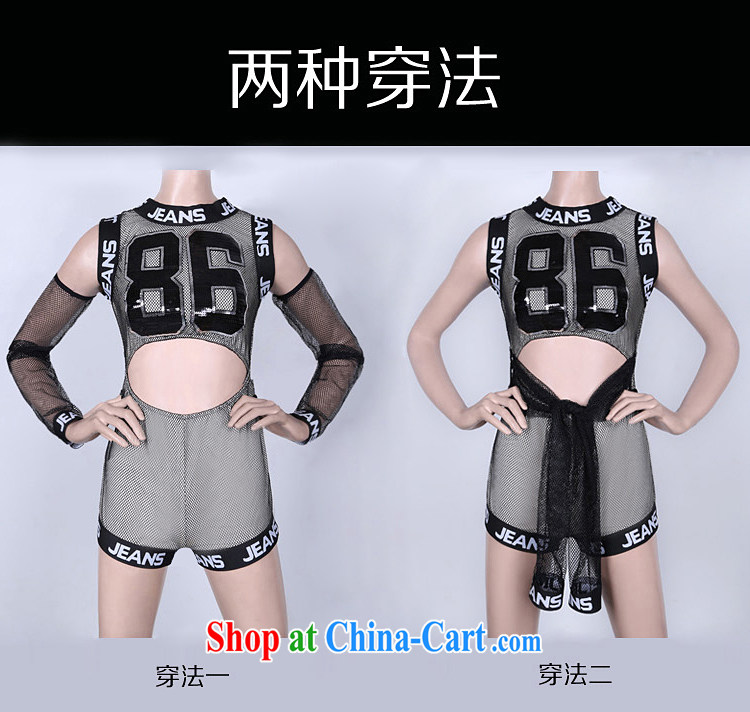 According to dance Hip Hop Night Bar DS show new, female singer dancer service jazz dance clothing-stage load #8370 black S smaller pictures, price, brand platters! Elections are good character, the national distribution, so why buy now enjoy more preferential! Health
