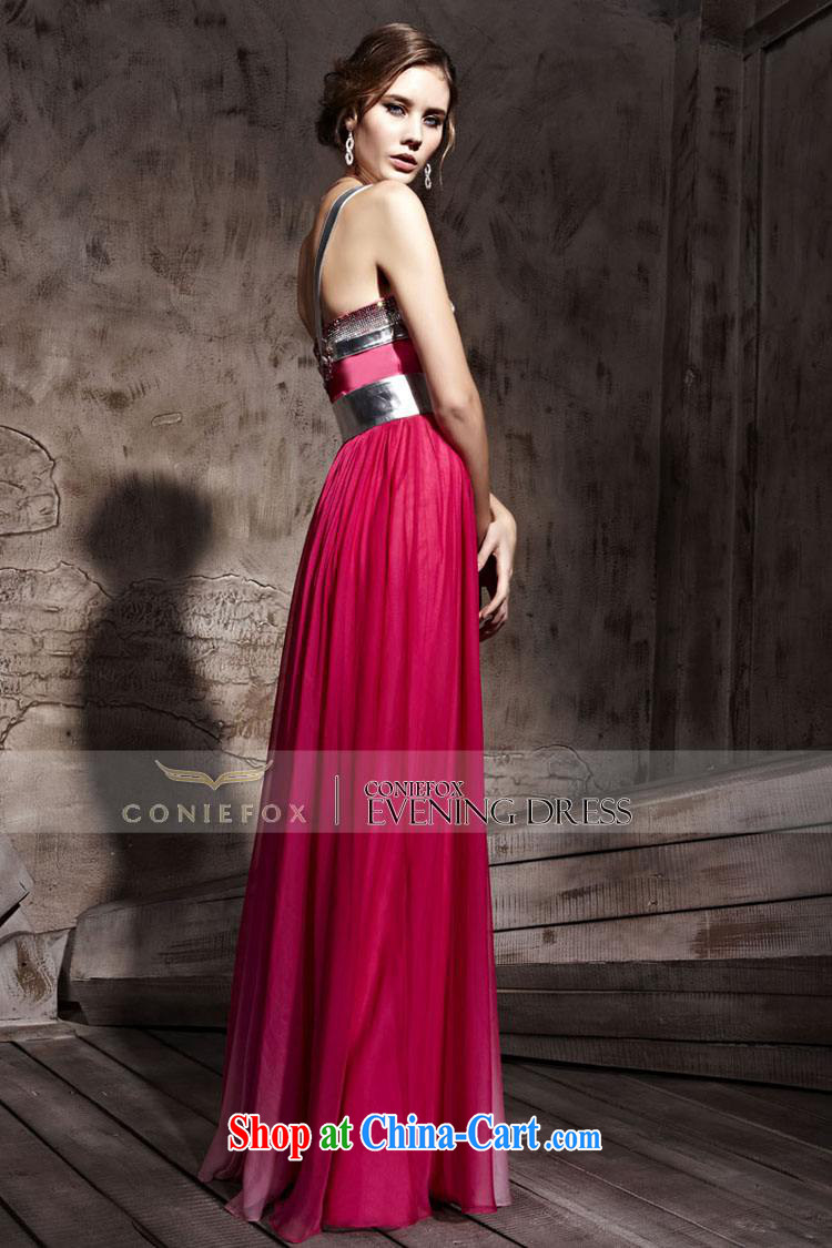 Creative Fox evening dress of red bridal wedding dresses stylish single shoulder evening dress uniform toast stage hosted service dress evening dress dress 81,032 picture color XXL pictures, price, brand platters! Elections are good character, the national distribution, so why buy now enjoy more preferential! Health