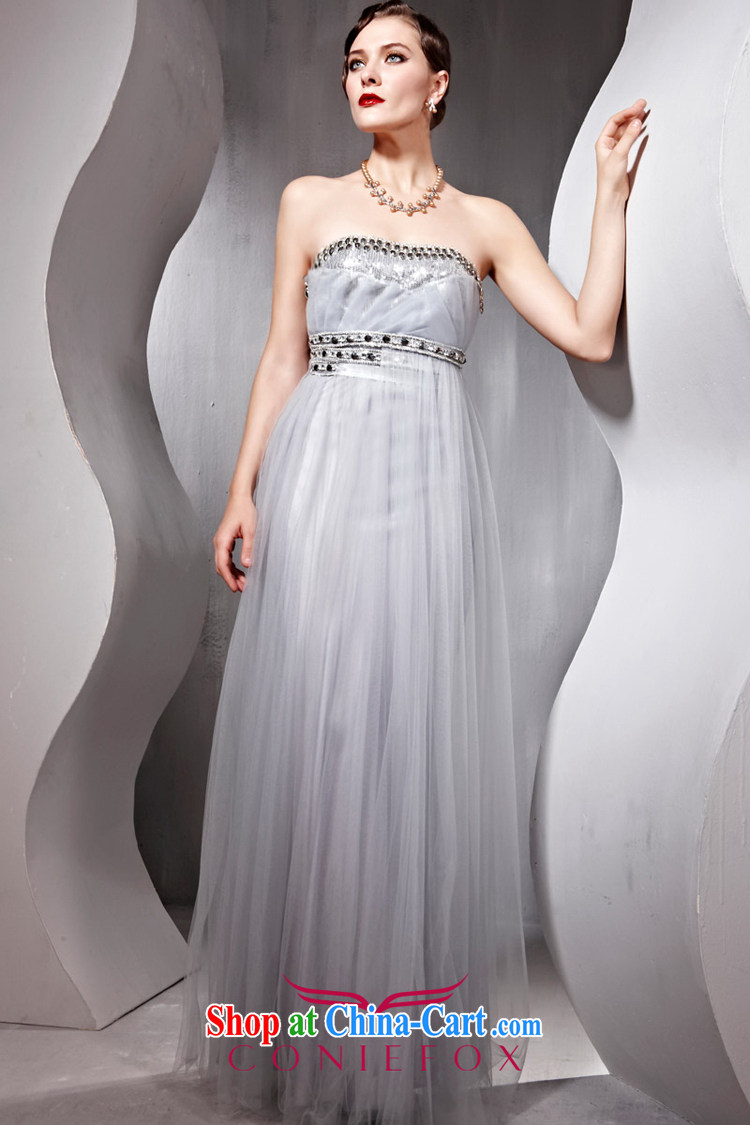 Creative Fox Evening Dress bridal wedding dress toast wiped his chest long banquet dress long skirt stylish nails Pearl bridesmaid presided over his wedding dresses winter 56,832 light gray XXL pictures, price, brand platters! Elections are good character, the national distribution, so why buy now enjoy more preferential! Health