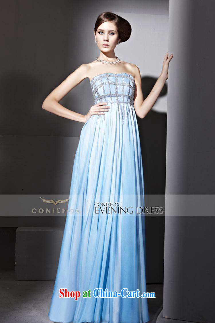 Creative Fox dress wiped his chest blue noble banquet dress stylish nails Pearl, evening dress long skirt the annual concert dress clothes 81,035 blue XXL pictures, price, brand platters! Elections are good character, the national distribution, so why buy now enjoy more preferential! Health