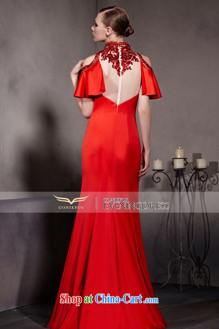 Creative Fox Evening Dress New Red wedding dress dresses crowsfoot bridal evening dress evening dress bows dress the dress courtesy service 30,535 pictures color XXL pictures, price, brand platters! Elections are good character, the national distribution, so why buy now enjoy more preferential! Health