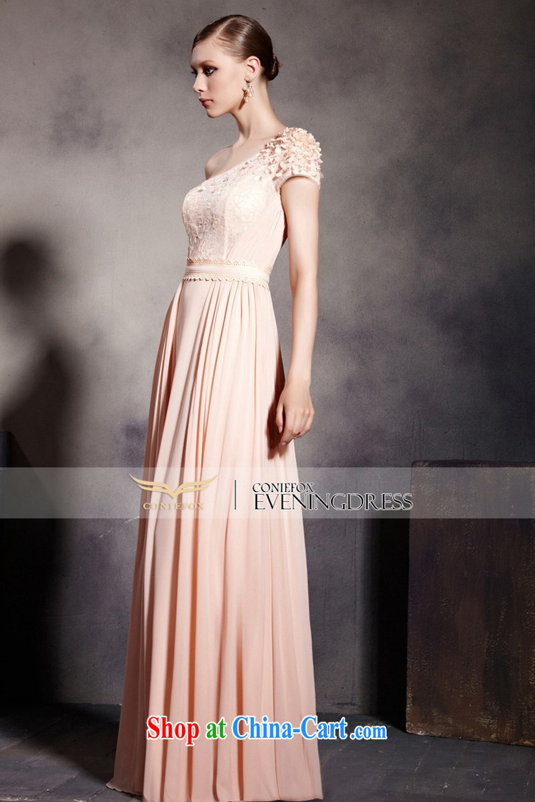 Creative Fox dress pink single shoulder banquet toast clothing fall to dress the annual dress elegant long bridesmaid dress dresses welcome 30,539 picture color XXL pictures, price, brand platters! Elections are good character, the national distribution, so why buy now enjoy more preferential! Health