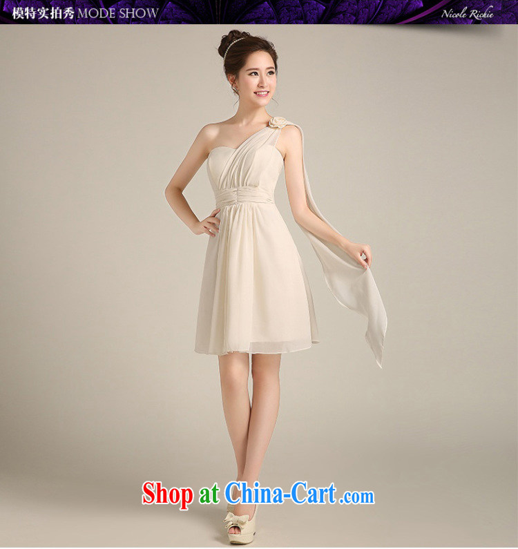 Summer 2015 new bridesmaid sisters served as small dress Korean fashion erase chest dress short bridesmaid Service Bridal wedding dress toast annual service banquet night ceremony, F M (standard code), pictures, price, brand platters! Elections are good character, the national distribution, so why buy now enjoy more preferential! Health