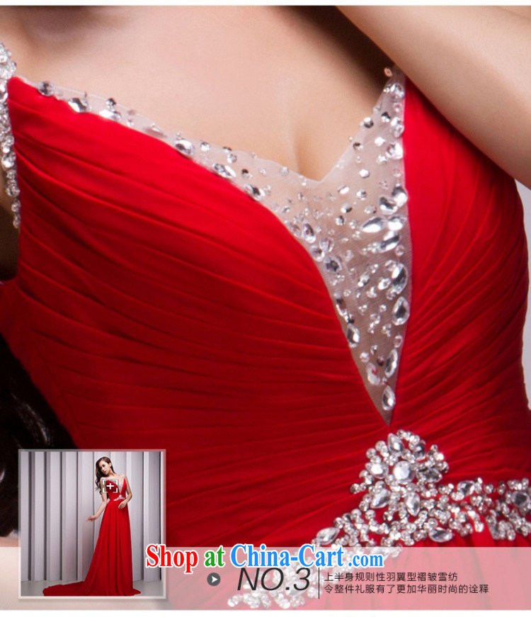 Nicole Richie wedding dresses 2015 new stylish red long gown bridal gown wedding toast Service Annual Meeting banquet evening dress the Summer red Advanced Customization 15 Day Shipping pictures, price, brand platters! Elections are good character, the national distribution, so why buy now enjoy more preferential! Health