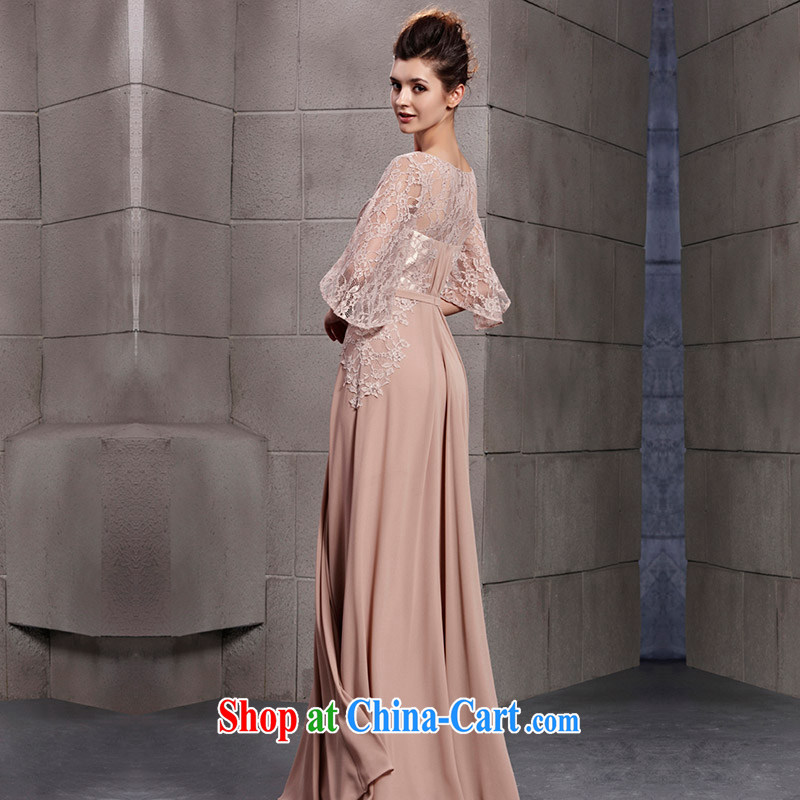 Creative Fox Evening Dress 2015 new stylish large cuff banquet dress lace dress appearances dress bridesmaid dresses welcome 30,103 champagne color L, creative Fox (coniefox), online shopping