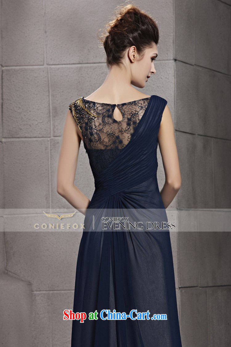 Creative Fox Evening Dress new stylish banquet dress blue evening dress toast Service Bridal wedding dresses welcome annual dress presided over 30,106 picture color XXL pictures, price, brand platters! Elections are good character, the national distribution, so why buy now enjoy more preferential! Health