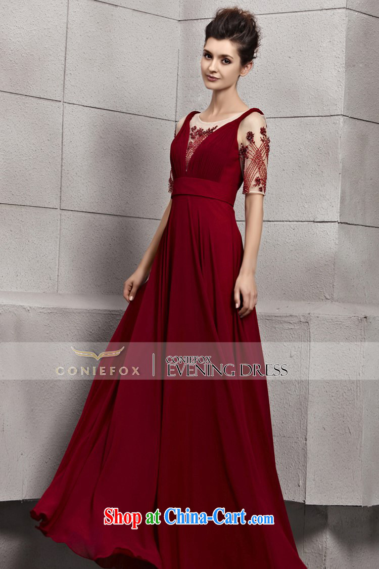 Creative Fox Evening Dress new elegant straps, double-shoulder dress cuff in graphics thin dress red bridal wedding dress evening dress toast serving 30,119 picture color XXL pictures, price, brand platters! Elections are good character, the national distribution, so why buy now enjoy more preferential! Health