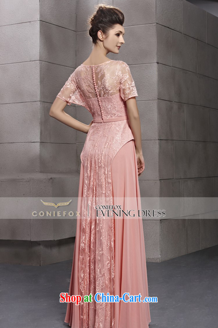 Creative Fox dress pink lace graphics thin evening dress bridal wedding dress evening dress uniform toast long bridesmaid dress the dress skirt 30,151 picture color L pictures, price, brand platters! Elections are good character, the national distribution, so why buy now enjoy more preferential! Health