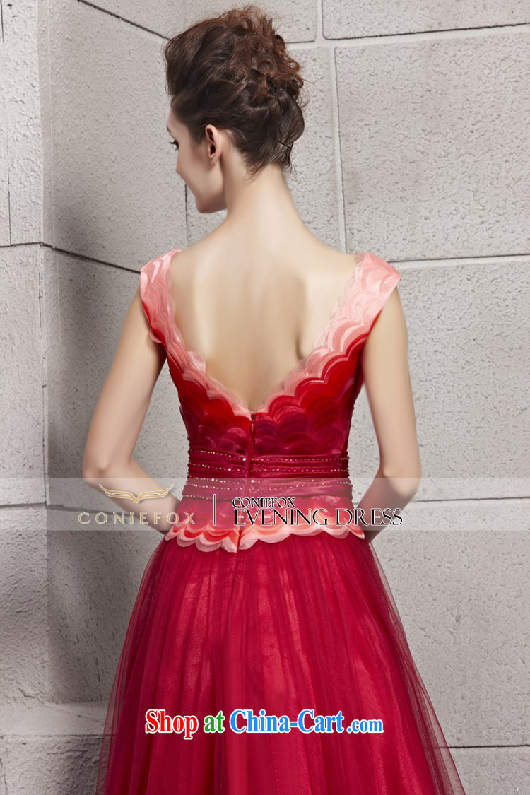 Creative Fox Evening Dress new elegant gradient dress video slim, dress red bridal wedding dresses wedding dress bows dress 30,160 picture color XXL pictures, price, brand platters! Elections are good character, the national distribution, so why buy now enjoy more preferential! Health