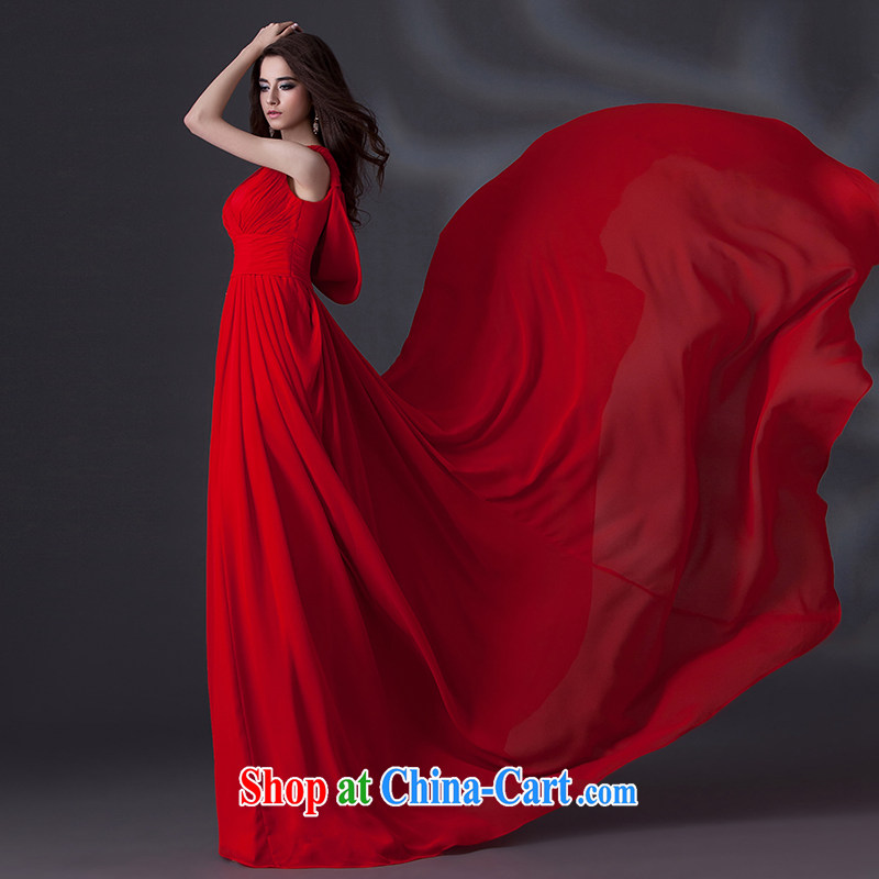Kidman, toast clothing dress summer 2015 new stylish deep V marriages served toast red annual meeting of the persons chairing banquet performances evening dress long red Advanced Customization 15 Day Shipping, Nicole Richie (Nicole Richie), online shoppin