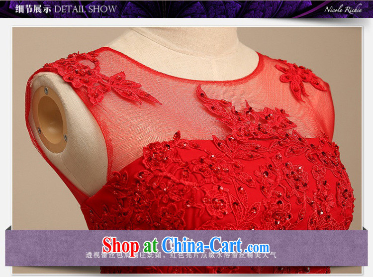 Nicole Richie wedding dresses summer 2015 new stylish red lace bridal wedding toast serving long evening dress girl graphics thin (7 - 10 days shipping) red Advanced Customization 15 Day Shipping pictures, price, brand platters! Elections are good character, the national distribution, so why buy now enjoy more preferential! Health