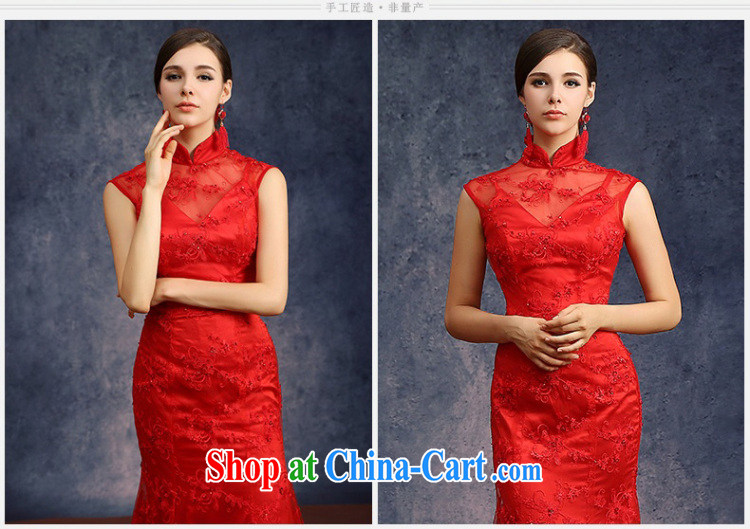 Kidman, marriages bows new, summer 2015 fashion sweet red long Chinese, qipao for cultivating graphics thin red Advanced Customization 15 Day Shipping pictures, price, brand platters! Elections are good character, the national distribution, so why buy now enjoy more preferential! Health