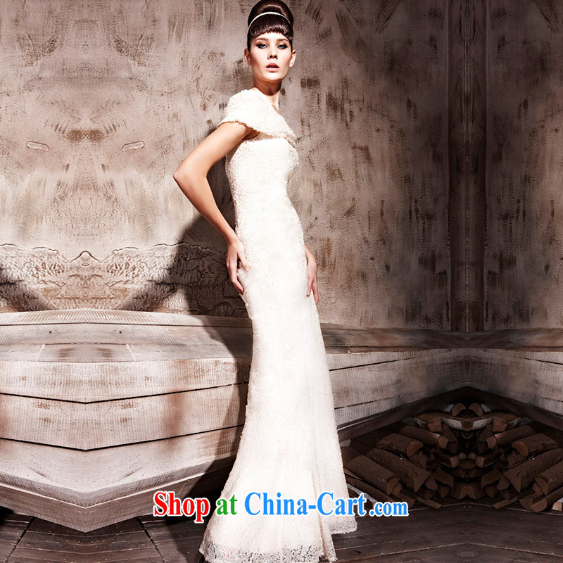 Creative Fox Evening Dress beauty graphics thin Korean-style evening dress evening dress uniform toast at Merlion dress diamonds material manually insert drill banquet dress 81,138 picture color XXL, creative Fox (coniefox), and on-line shopping