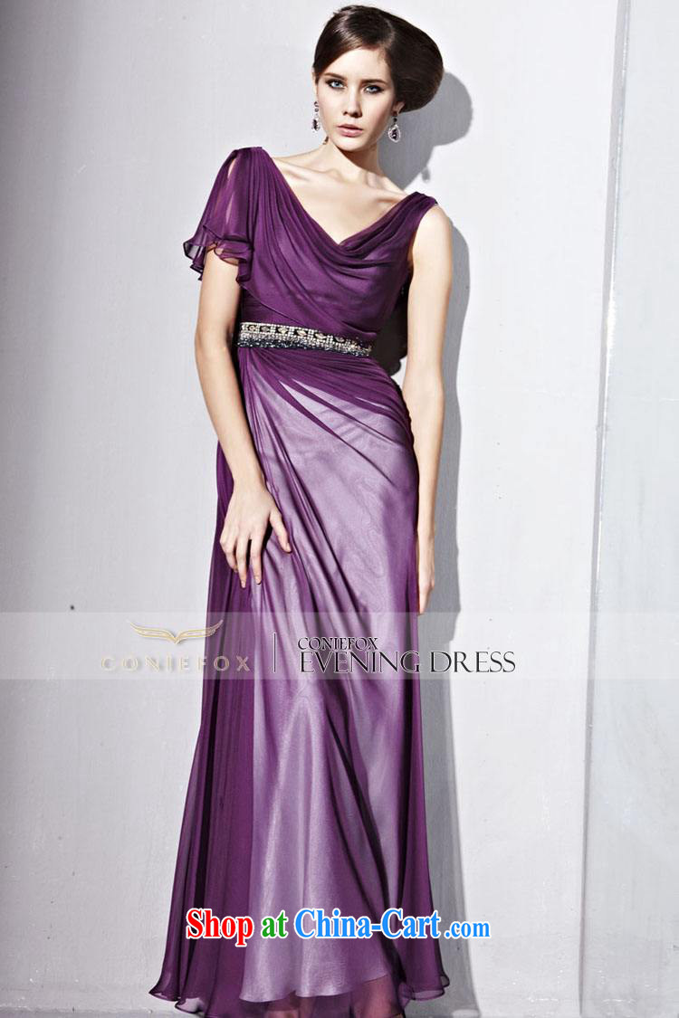 Creative Fox Evening Dress purple elegant long banquet dress Star Big Evening Dress dress long skirt Red Carpet dress appearances 81,153 dresses purple M pictures, price, brand platters! Elections are good character, the national distribution, so why buy now enjoy more preferential! Health