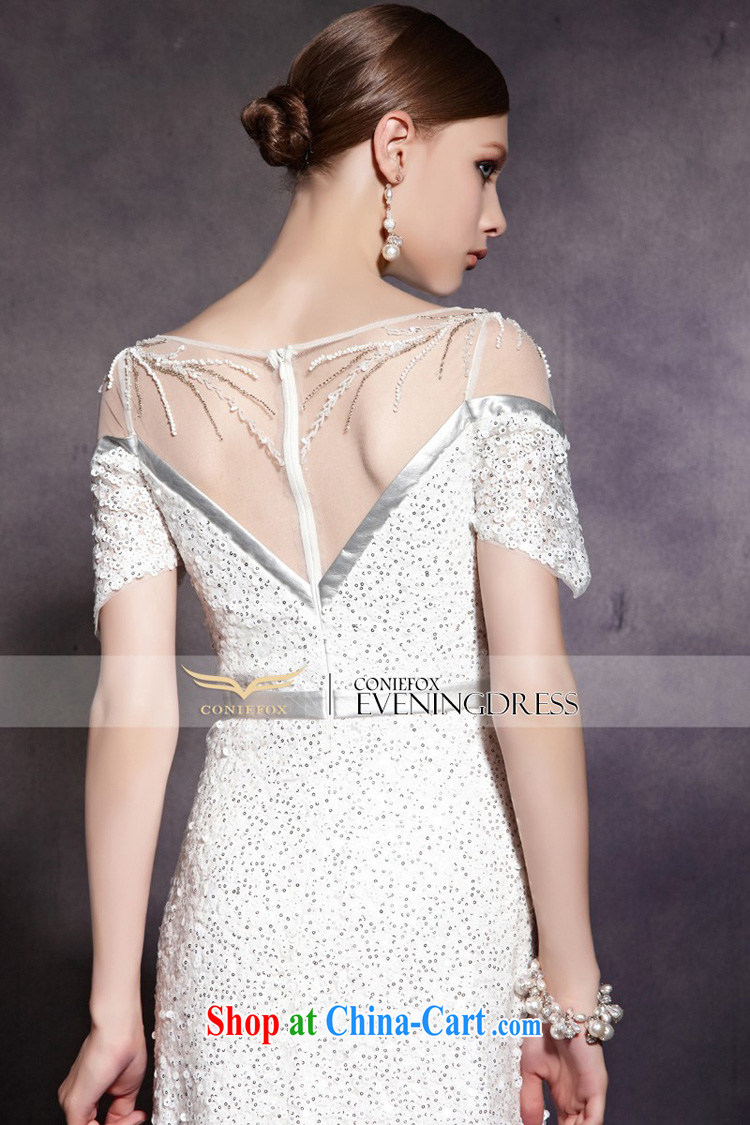 Creative Fox Evening Dress white wedding dresses long, upscale luxury, banquet dress bows dress bridesmaid serving the performance dress 30,295 white L pictures, price, brand platters! Elections are good character, the national distribution, so why buy now enjoy more preferential! Health