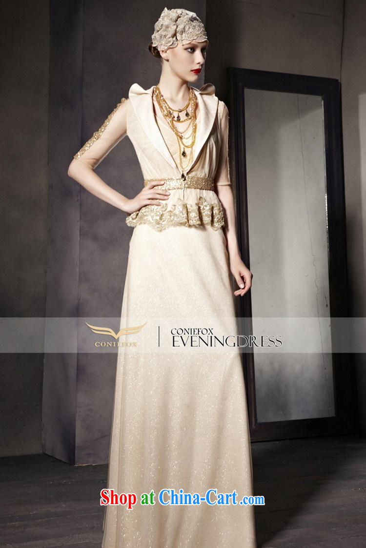 Creative Fox Evening Dress new banquet dress stylish fall dress gold, show dress long, two-piece dresses presided over 30,508 picture color L pictures, price, brand platters! Elections are good character, the national distribution, so why buy now enjoy more preferential! Health