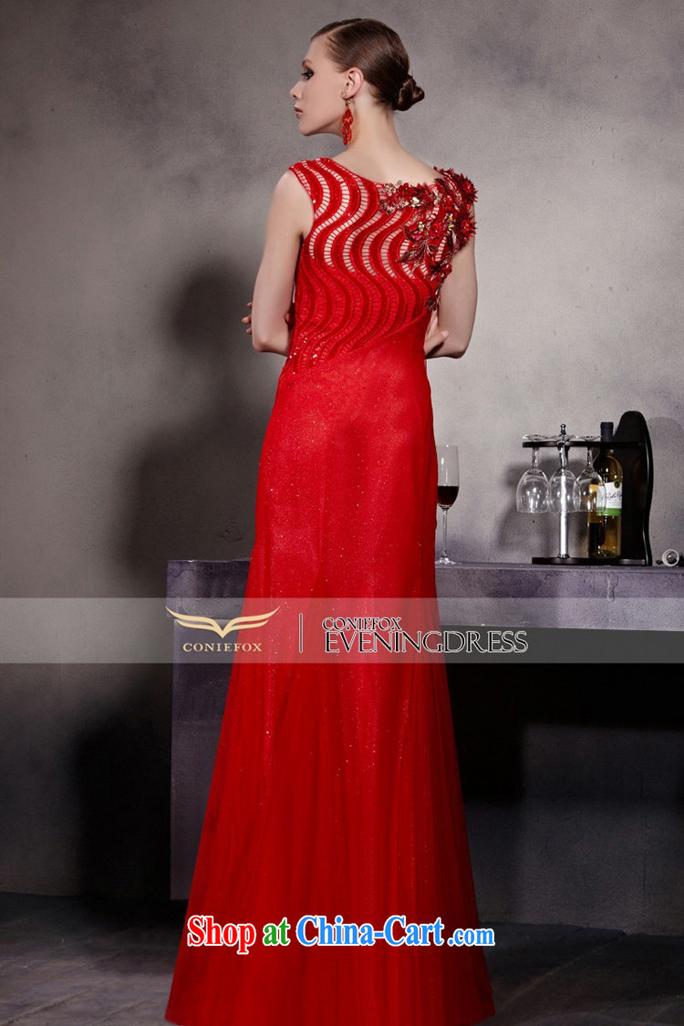 Creative Fox Evening Dress bridal wedding dress evening dress uniform toasting red long fall to dress up the red carpet walk Soo dress skirt 30,562 picture color S pictures, price, brand platters! Elections are good character, the national distribution, so why buy now enjoy more preferential! Health