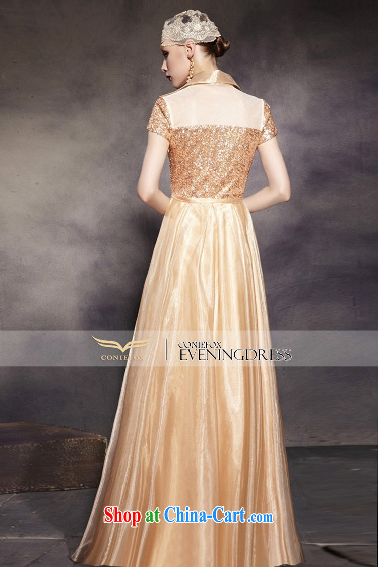 Creative Fox dress Stylish retro gold Princess dress shoulders fall long evening dress performances dress the dress long skirt 30,565 picture color XXL pictures, price, brand platters! Elections are good character, the national distribution, so why buy now enjoy more preferential! Health