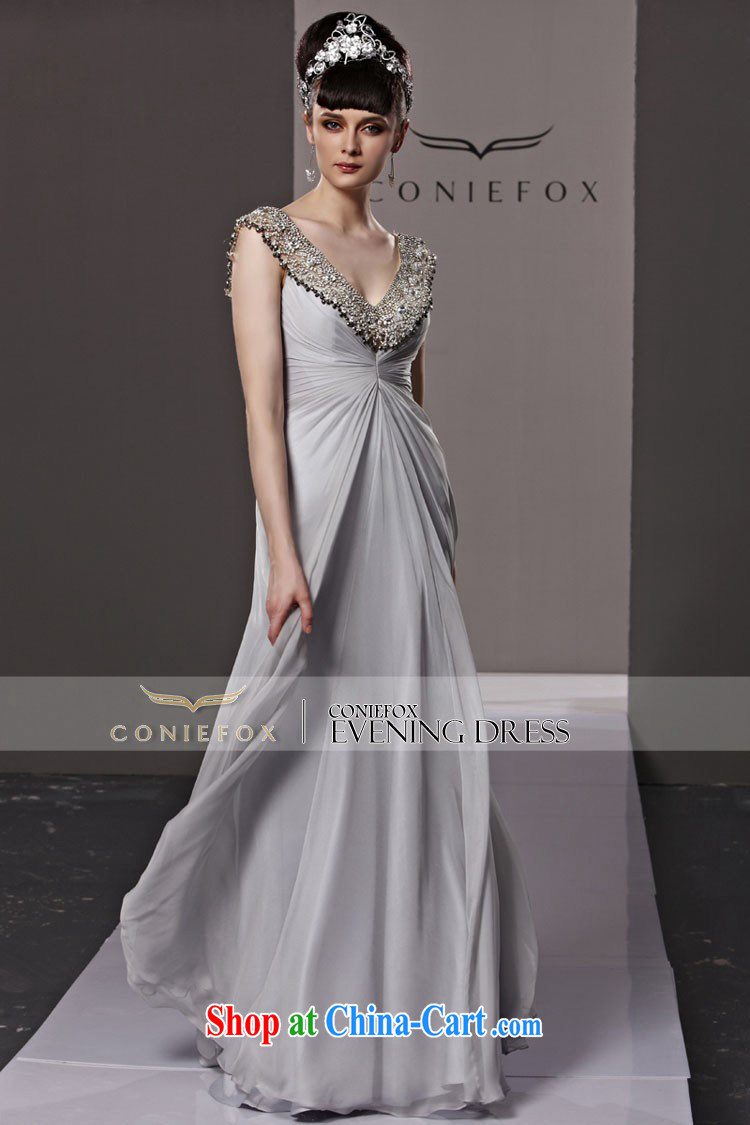 Creative Fox dress upscale luxury parquet drill banquet dress high waist long, deep V dress wedding toast service annual meeting presided over 81,112 dresses picture color S pictures, price, brand platters! Elections are good character, the national distribution, so why buy now enjoy more preferential! Health