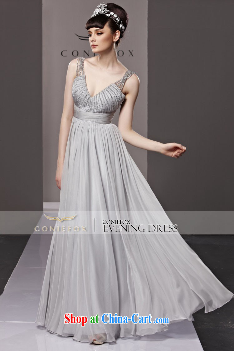 Creative Fox dress up in Europe and America dress banquet evening dress uniform toast Deep V beauty dress long, show the dress long skirt 81,195 picture color XL pictures, price, brand platters! Elections are good character, the national distribution, so why buy now enjoy more preferential! Health