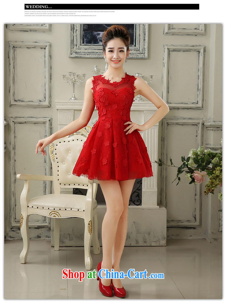 There is embroidery bridal wedding dresses 2015 new marriages red dress dress uniform toast short Evening Dress red M Suzhou shipping pictures, price, brand platters! Elections are good character, the national distribution, so why buy now enjoy more preferential! Health