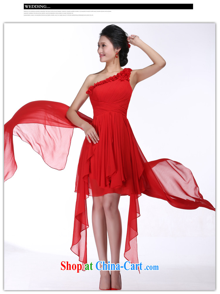 There is embroidery bridal snow woven graphics thin style single shoulder bows serving red short bridal wedding dress red XL Suzhou shipping pictures, price, brand platters! Elections are good character, the national distribution, so why buy now enjoy more preferential! Health