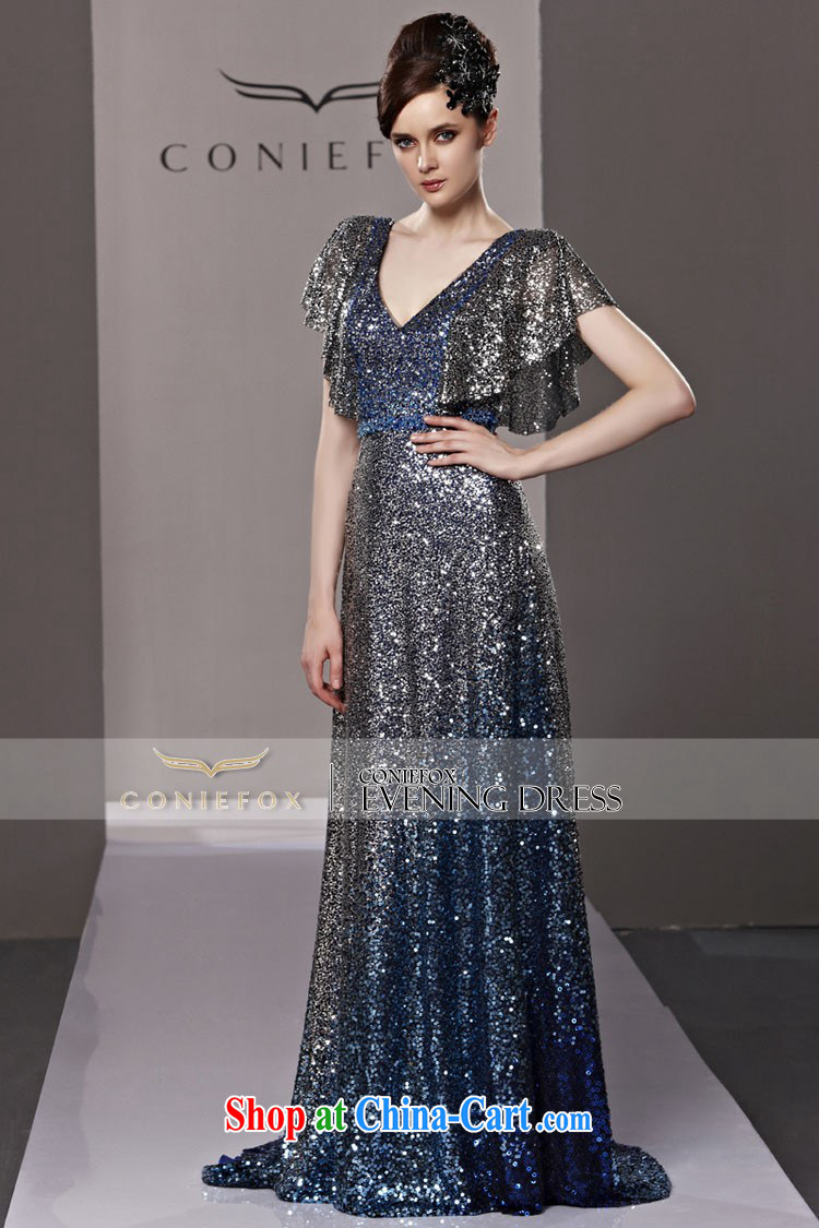 Creative Fox dress sense of deep V banquet dress fashion, evening dress uniform toast, long fall dress skirt the annual 81,283 dresses picture color S pictures, price, brand platters! Elections are good character, the national distribution, so why buy now enjoy more preferential! Health