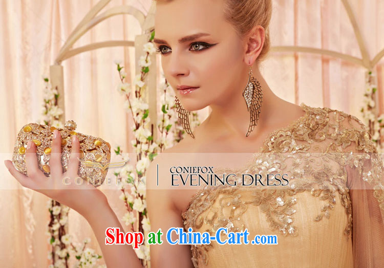 Creative Fox Evening Dress elegant personalized single shoulder embroidered evening dress bridal wedding dress the annual dress upscale luxurious banquet evening dress 30,358 picture color XL pre-sale pictures, price, brand platters! Elections are good character, the national distribution, so why buy now enjoy more preferential! Health