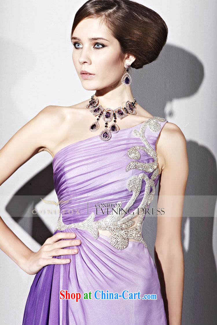 Creative Fox Evening Dress purple elegant single shoulder banquet dress evening dress uniform toast cultivating long annual concert sponsored dress long skirt girl 81,186 purple XXL pictures, price, brand platters! Elections are good character, the national distribution, so why buy now enjoy more preferential! Health