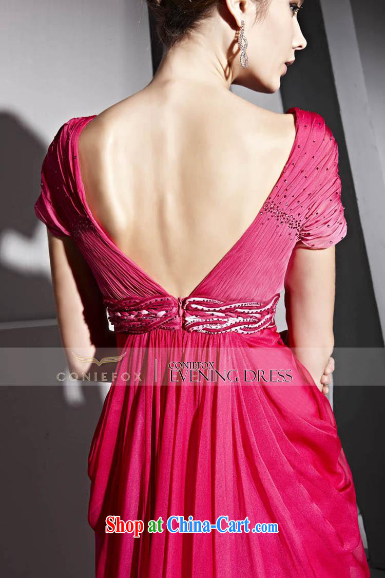 Creative Fox dress red Deep V sexy banquet dress Evening Dress toast Service Bridal wedding dress double-shoulder-length, the dress skirt 81,208 picture color XL pictures, price, brand platters! Elections are good character, the national distribution, so why buy now enjoy more preferential! Health