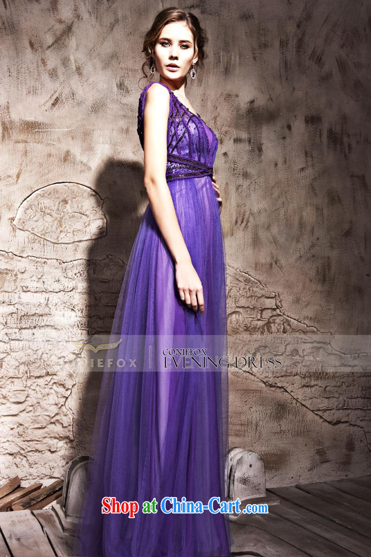 Creative Fox Evening Dress purple softness sexy banquet dress Evening Dress toast stage photography dress waist-long video thin dress skirt 81,210 purple XXL pictures, price, brand platters! Elections are good character, the national distribution, so why buy now enjoy more preferential! Health