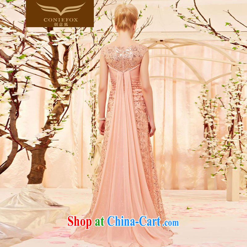 Creative Fox Evening Dress elegant long banquet dress Original Design dress new lace, dress wedding dress long skirt 30,366 picture color XL, creative Fox (coniefox), online shopping