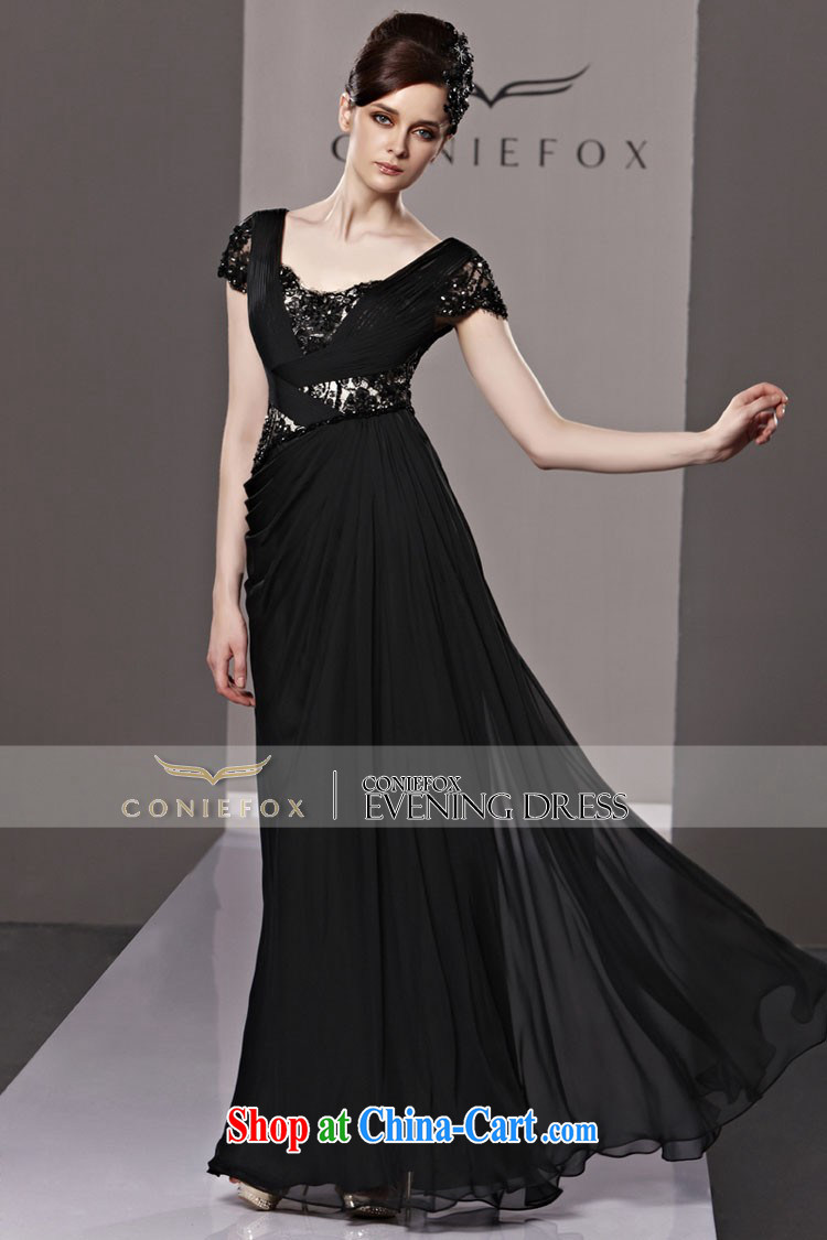 Creative Fox Tuxedo Black sexy banquet dress exclusive evening dress toast clothing silk long gown dress the annual 81,285 dresses black M pictures, price, brand platters! Elections are good character, the national distribution, so why buy now enjoy more preferential! Health