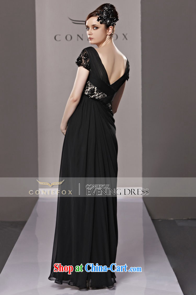 Creative Fox Tuxedo Black sexy banquet dress exclusive evening dress toast clothing silk long gown dress the annual 81,285 dresses black M pictures, price, brand platters! Elections are good character, the national distribution, so why buy now enjoy more preferential! Health