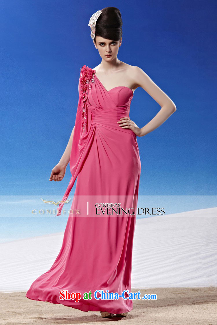 Creative Fox dress sense of the shoulder pink bridal wedding dresses elegant long bridesmaid dresses the annual dress Evening Dress long skirt 81,291 picture color XXL pictures, price, brand platters! Elections are good character, the national distribution, so why buy now enjoy more preferential! Health