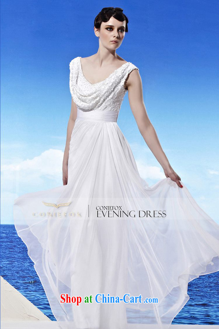 Creative Fox Tuxedo white dream bridal wedding dresses with high quality evening dress skirt, long dress graphics thin annual dress presided over 56,589 white XL pictures, price, brand platters! Elections are good character, the national distribution, so why buy now enjoy more preferential! Health