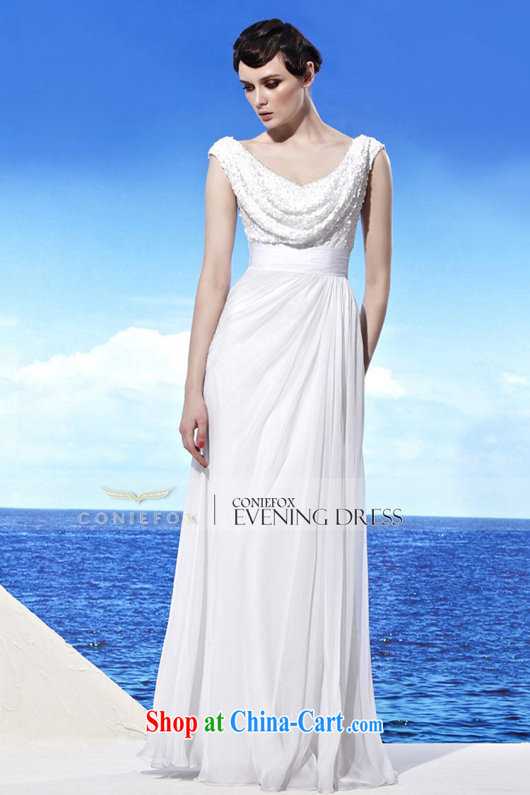 Creative Fox Tuxedo white dream bridal wedding dresses with high quality evening dress skirt, long dress graphics thin annual dress presided over 56,589 white XL pictures, price, brand platters! Elections are good character, the national distribution, so why buy now enjoy more preferential! Health