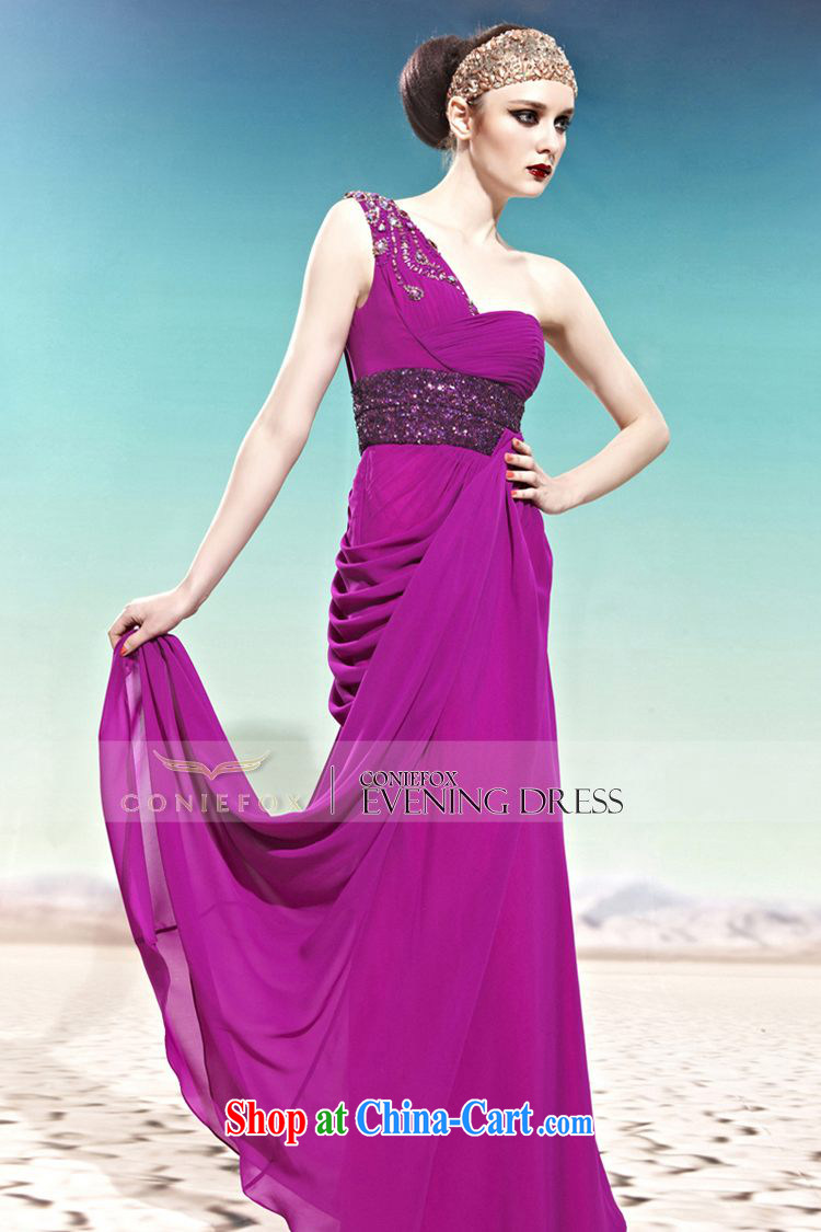 Creative Fox dress purple single shoulder bridal toast service wedding photography wedding dresses wedding wedding evening dress elegant long banquet dress purple 56,889 XXL pictures, price, brand platters! Elections are good character, the national distribution, so why buy now enjoy more preferential! Health