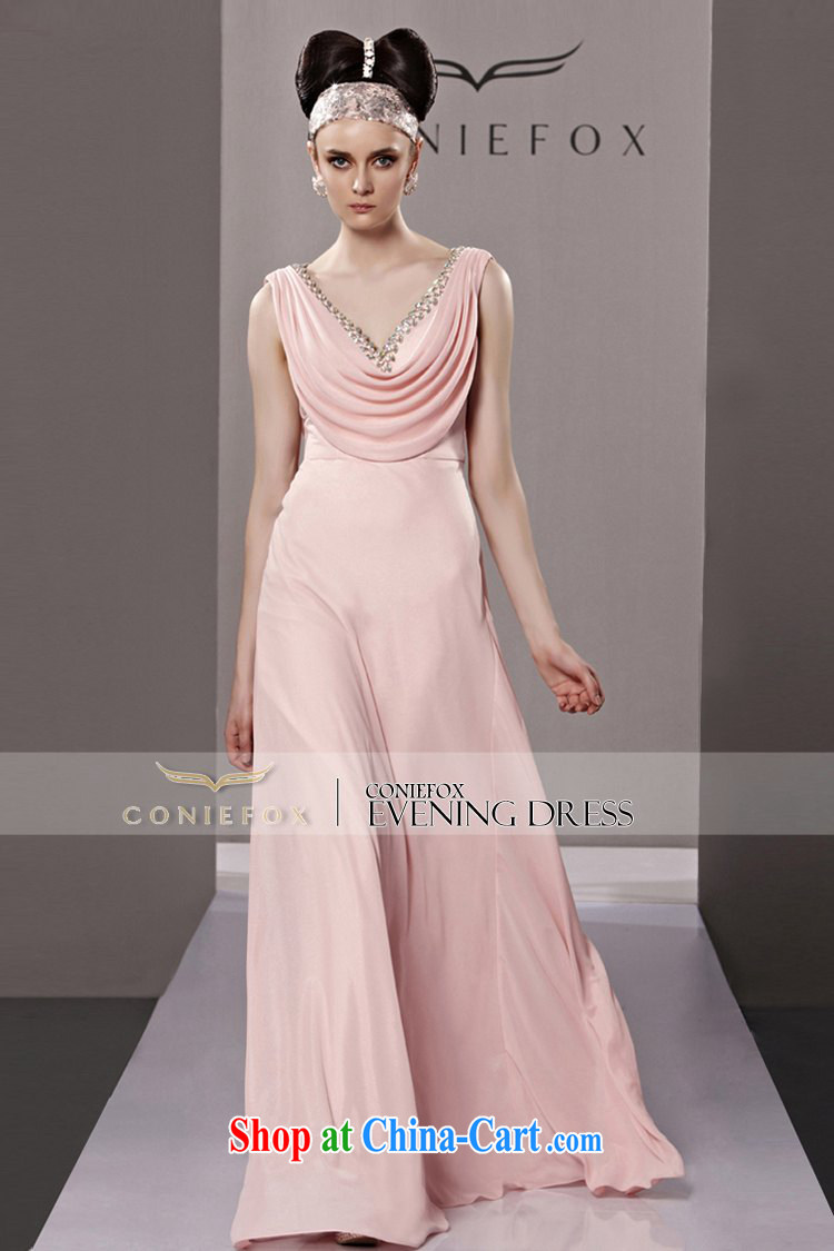 Creative Fox dress modern luxury Deep V banquet dress marriage long dress skirt romantic pink long skirt dress presided over 81,163 picture color XXL pictures, price, brand platters! Elections are good character, the national distribution, so why buy now enjoy more preferential! Health
