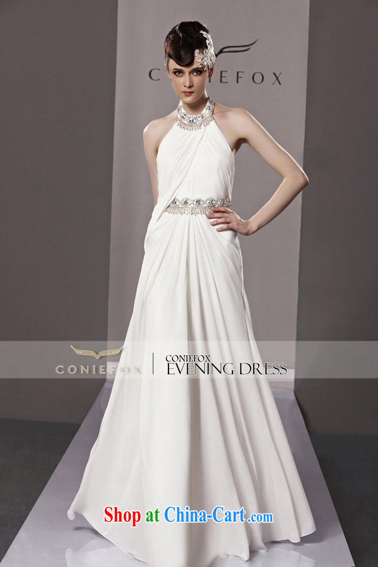 Creative Fox Evening Dress white noble mount also exposed the banquet dress married long, annual dress appearances dress evening dress dress white 81,168 XXL pictures, price, brand platters! Elections are good character, the national distribution, so why buy now enjoy more preferential! Health