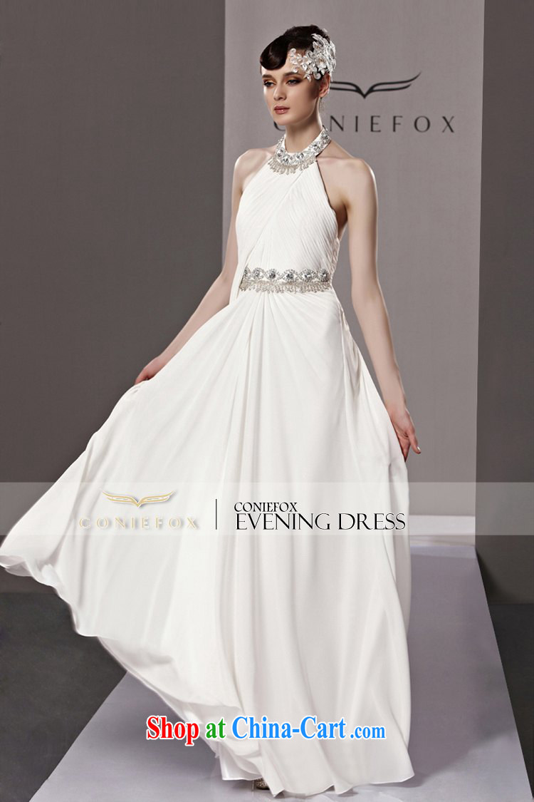 Creative Fox Evening Dress white noble mount also exposed the banquet dress married long, annual dress appearances dress evening dress dress white 81,168 XXL pictures, price, brand platters! Elections are good character, the national distribution, so why buy now enjoy more preferential! Health