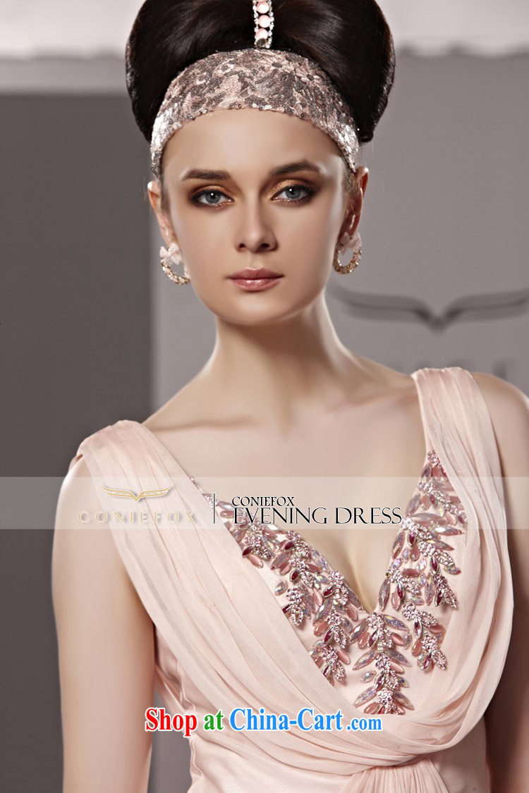 Creative Fox dress pink sexy Deep V Evening Dress wedding bridal wedding dress upscale long winter evening dress dress long skirt 81,180 picture color XXL pictures, price, brand platters! Elections are good character, the national distribution, so why buy now enjoy more preferential! Health