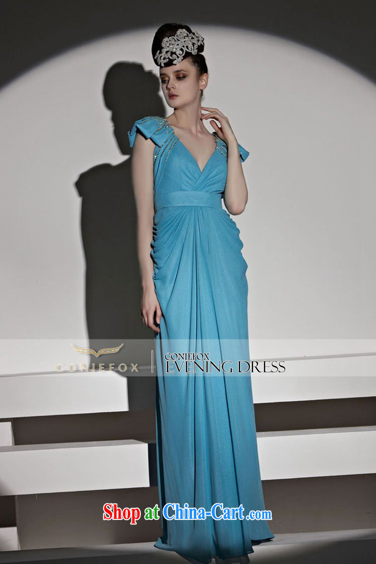 Creative Fox dress autumn and winter, the sense of deep V dress banquet toast service quality and elegant dress long dress in Europe and 81,205 color pictures XXL pictures, price, brand platters! Elections are good character, the national distribution, so why buy now enjoy more preferential! Health